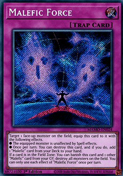 Malefic Force (MAMO-EN024) (V.2 - Secret Rare)