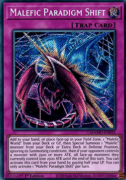 Malefic Paradigm Shift (MAMO-EN025) (V.2 - Secret Rare)