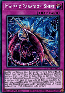 Malefic Paradigm Shift (MAMO-EN025) (V.2 - Secret Rare)