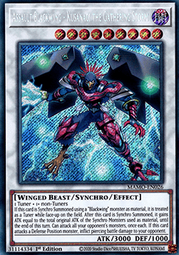 Assault Blackwing - Kusanagi the Gathering Storm (MAMO-EN026) (V.2 - Secret Rare)