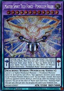 Master Spirit Tech Force - Pendulum Ruler (MAMO-EN027) (V.2 - Secret Rare)