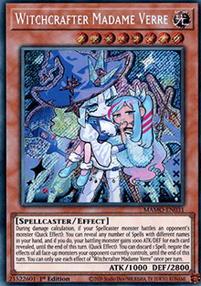 Witchcrafter Madame Verre (MAMO-EN031) (V.2 - Secret Rare)