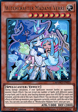 Witchcrafter Madame Verre (MAMO-EN031) (V.1 - Ultra Rare)