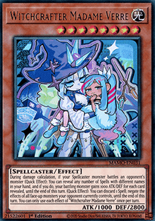 Witchcrafter Madame Verre (MAMO-EN031) (V.1 - Ultra Rare)