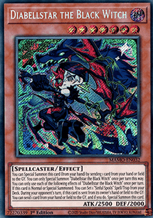 Diabellstar the Black Witch (MAMO-EN032) (V.2 - Secret Rare)
