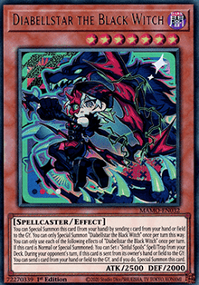 Diabellstar the Black Witch (MAMO-EN032) (V.1 - Ultra Rare)