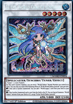 Ib the World Chalice Justiciar (MAMO-EN034) (V.2 - Secret Rare)