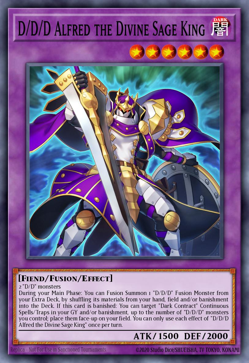 D/D/D Alfred the Divine Sage King (MAMO-EN079) (Ultra Rare)