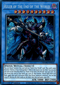 Ruler of the End of the World (MAMO-EN121) (V.1 - Secret Rare)