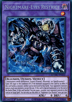 Nightmare-Eyes Restrict (MAMO-EN122) (V.1 - Secret Rare)