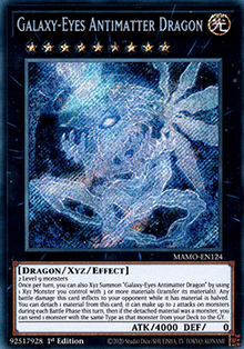 Galaxy-Eyes Antimatter Dragon (MAMO-EN124) (V.1 - Secret Rare)