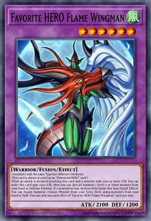 Favorite HERO Flame Wingman (MAMO-EN005) (V.1 - Ultra Rare)
