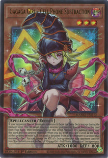 Gagaga Girl - Cell Phone Subtraction (MAMO-EN012) (V.2 - Ultra Rare) Overframe