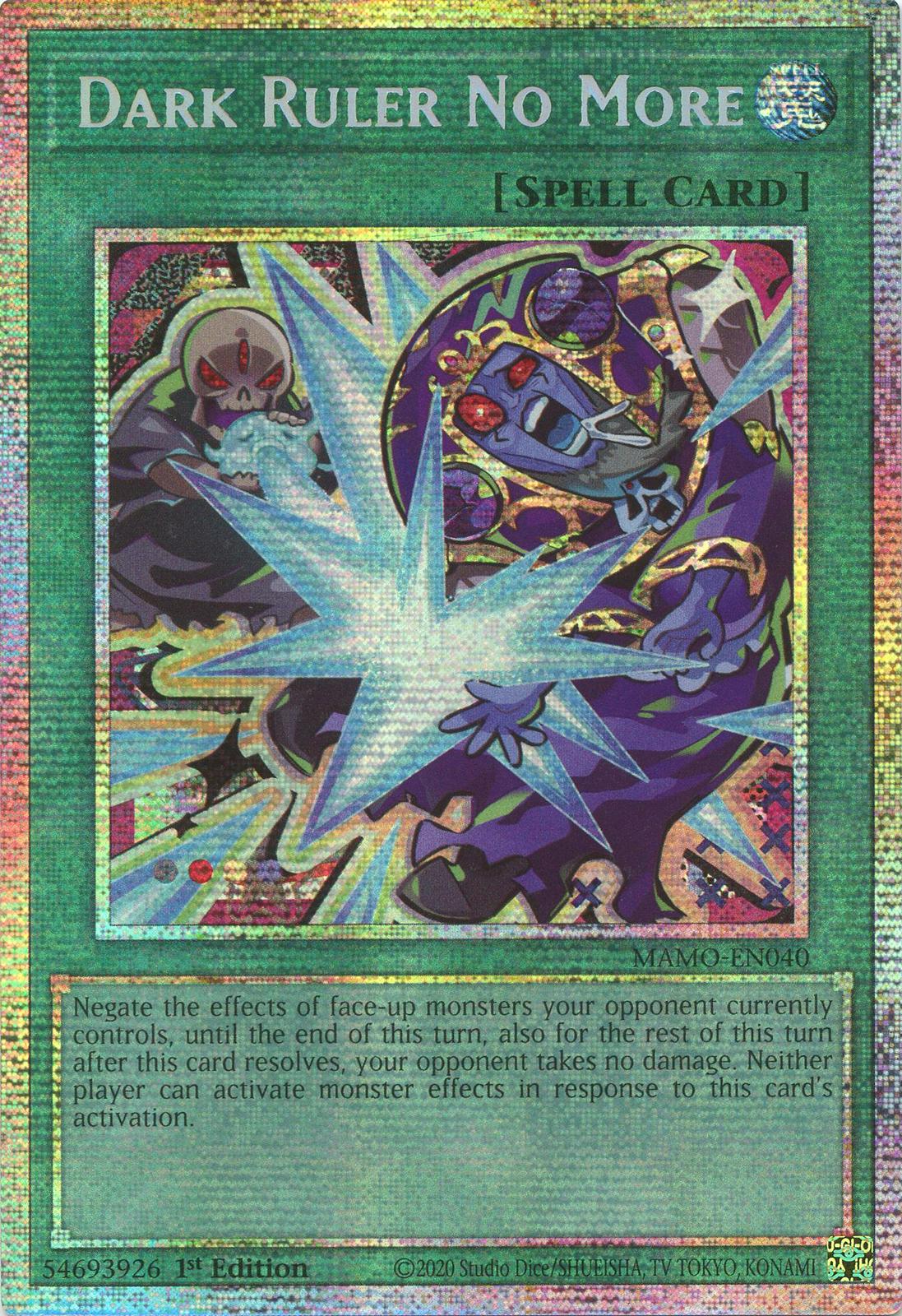 Dark Ruler No More (MAMO-EN040) (V.3 - Starlight Rare)