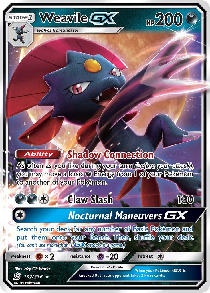 Weavile GX (UNM 132/258) (Double Rare)