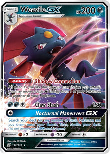 Weavile GX (UNM 132/258) (Double Rare)