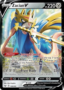 Zacian V (SSH 138/224) (Double Rare)