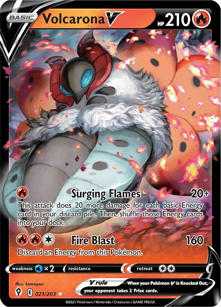 Volcarona V (EVS 021/237) (Double Rare)