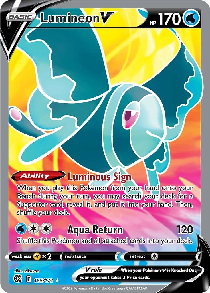 Lumineon V (Full Art) (BRS 155/224) (Ultra Rare)