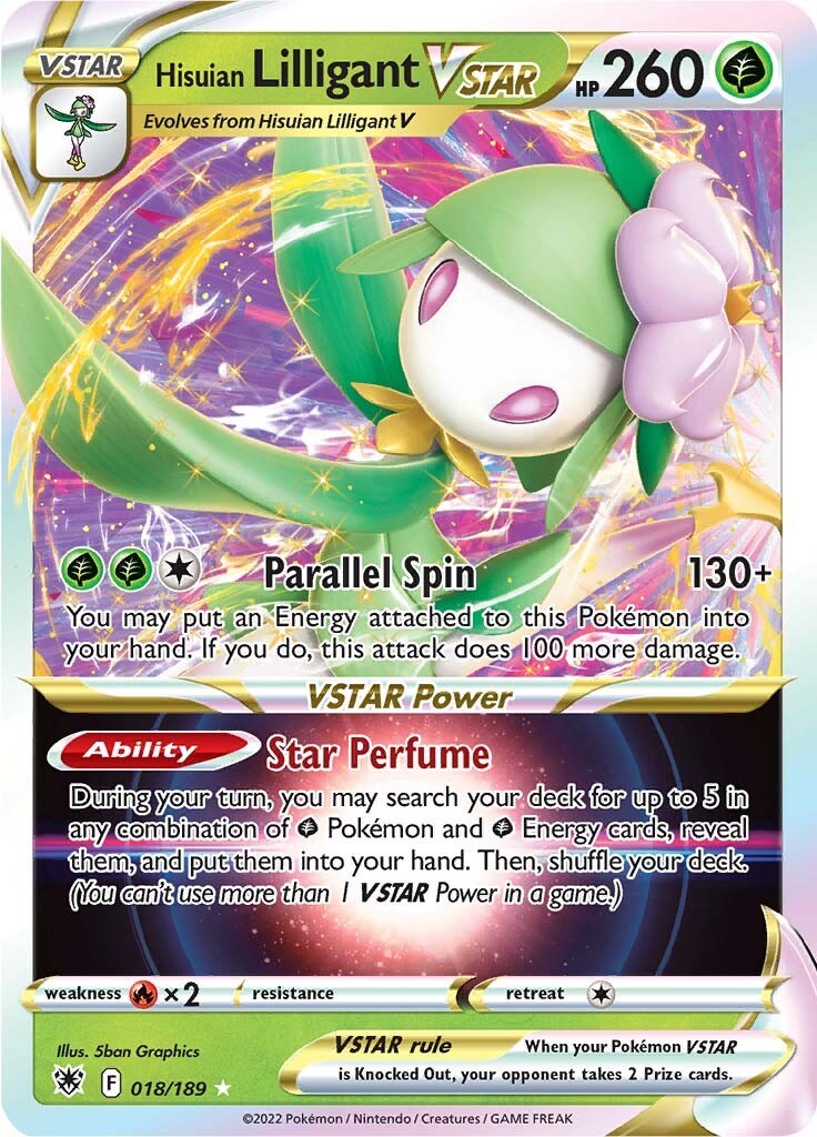 Hisuian Lilligant VSTAR (ASR 018/246) (Triple Rare)
