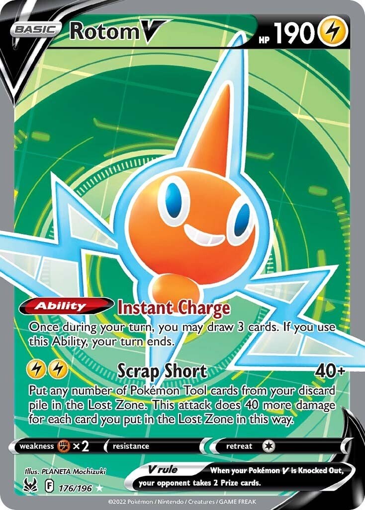 Rotom V (Full Art) (LOR 176/247) (Ultra Rare)