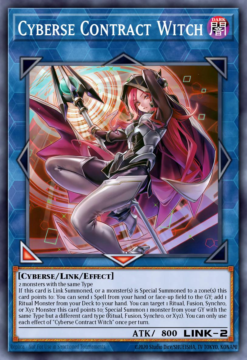 Cyberse Contract Witch (MAMO-EN018) (V.1 - Ultra Rare)