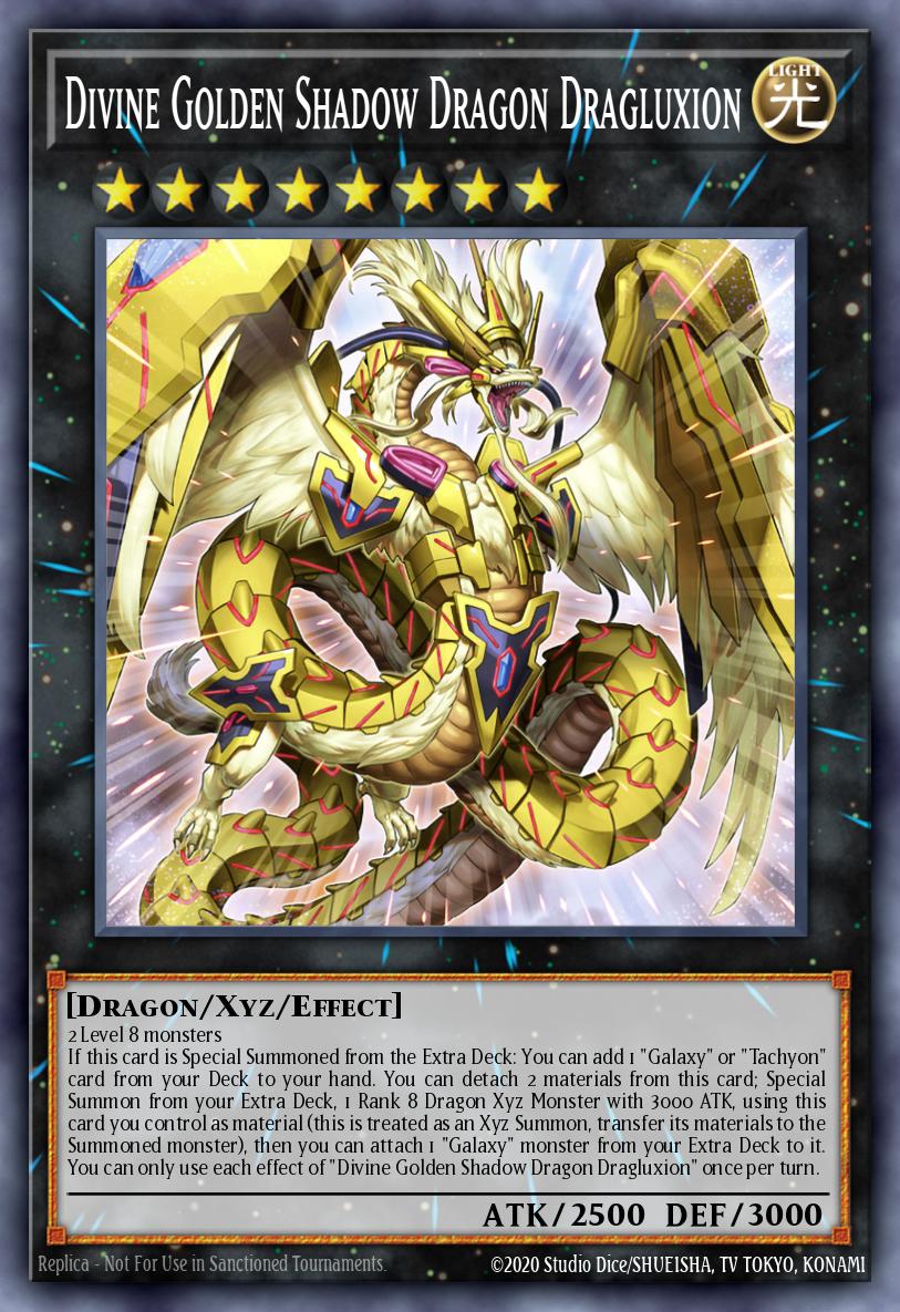 Divine Golden Shadow Dragon Dragluxion (MAMO-EN085) (Ultra Rare)