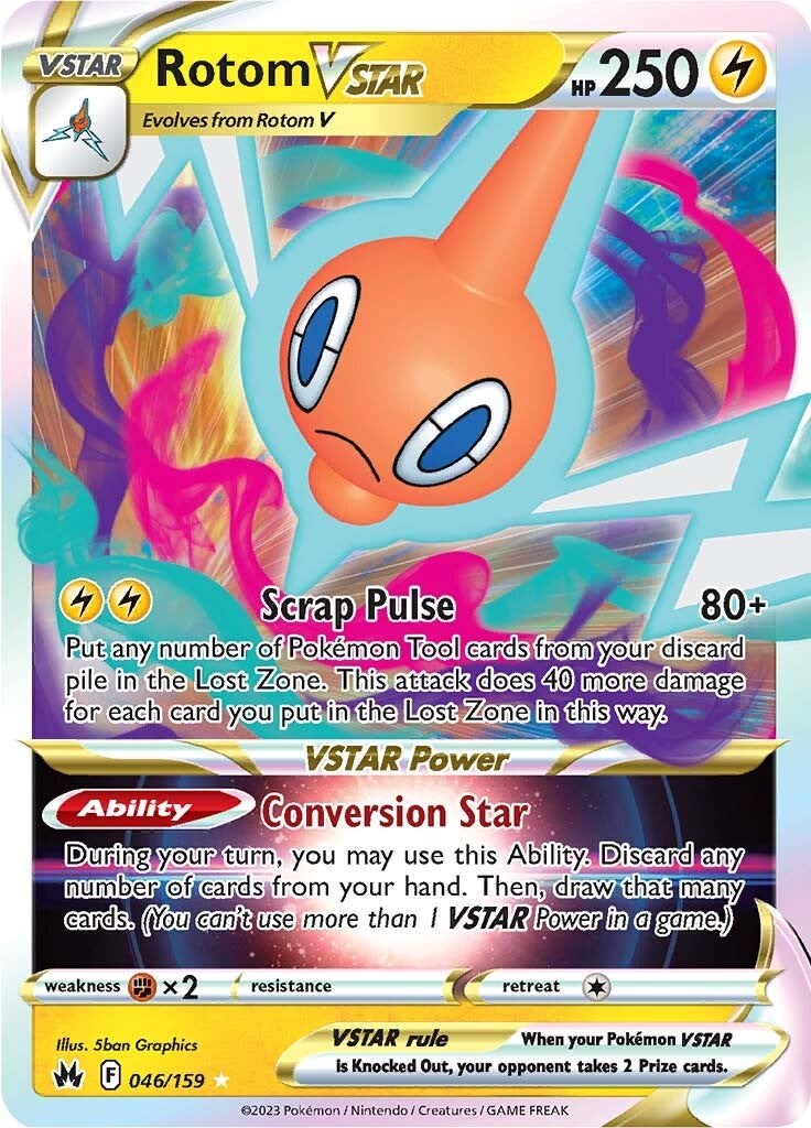Rotom VSTAR (CRZ 046/230) (Triple Rare)