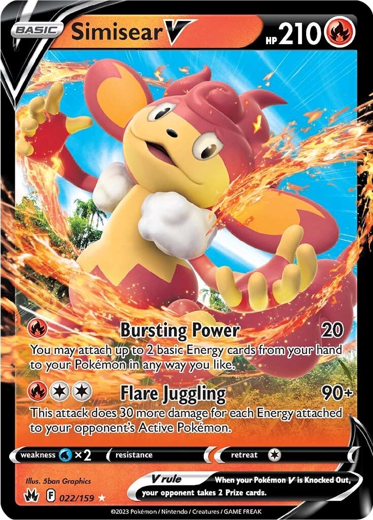 Simisear V (CRZ 022/230) (Double Rare)