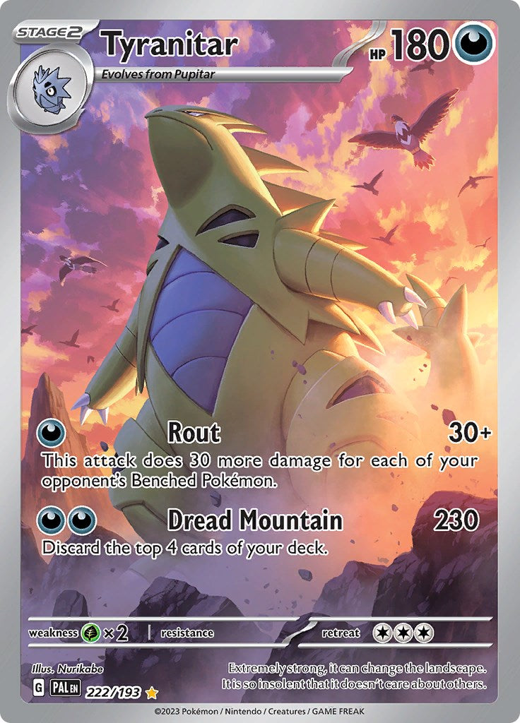 Tyranitar (PAL 222/279) (Illustration Rare)