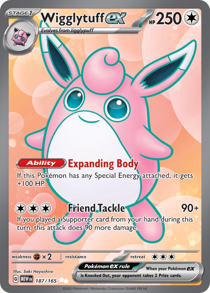 Wigglytuff ex (MEW 187/207) (Ultra Rare)