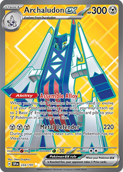 Archaludon ex (SSP 224/252) (Ultra Rare)