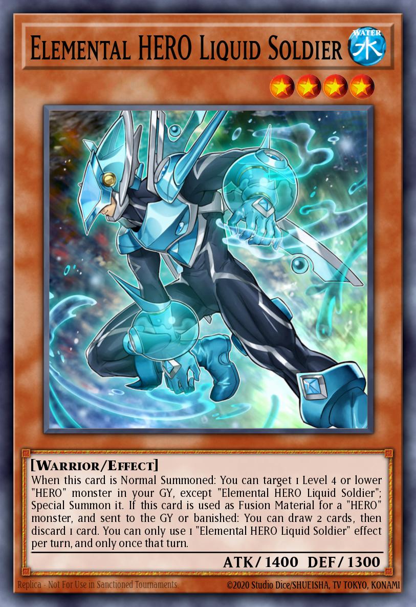 Elemental HERO Liquid Soldier (MAMO-EN047) (Ultra Rare)