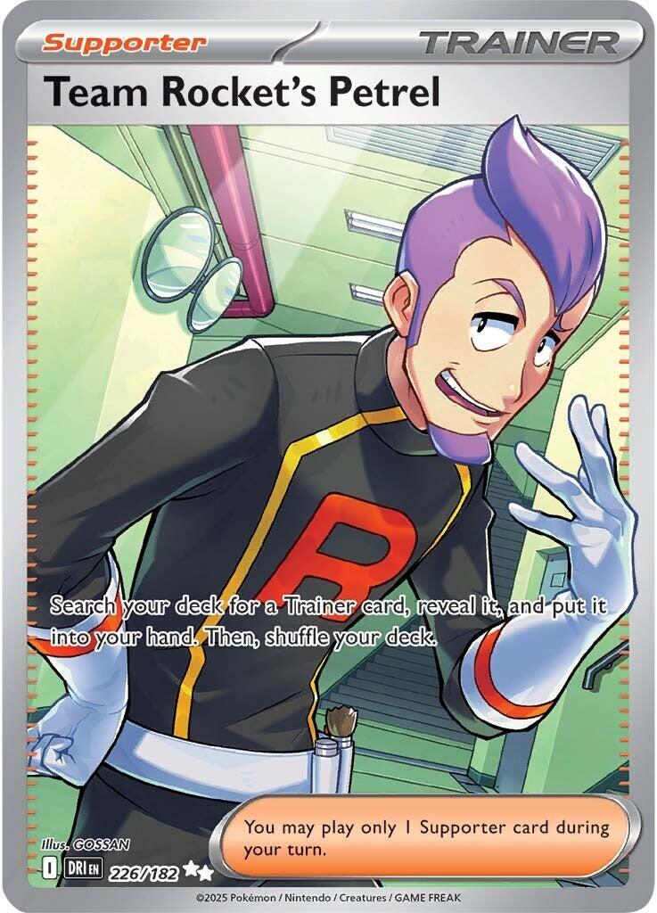 Team Rocket's Petrel (DRI 226/244) (Ultra Rare)