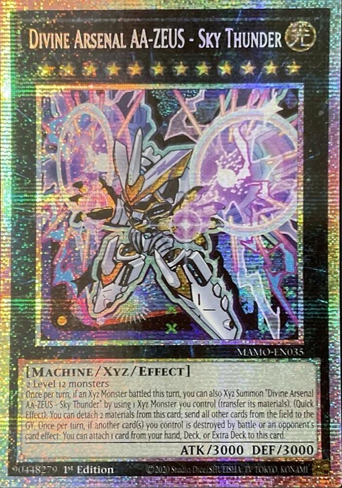 Divine Arsenal AA-ZEUS - Sky Thunder (MAMO-EN035) (V.3 - Starlight Rare)