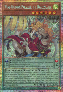 Wind Unicorn Parallel, the Dracoslayer (MAMO-EN125) (V.2 - Starlight Rare)