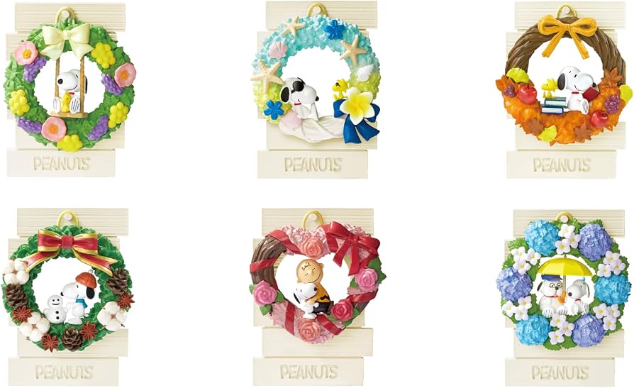 Re-Ment - SNOOPY Wreath Collection