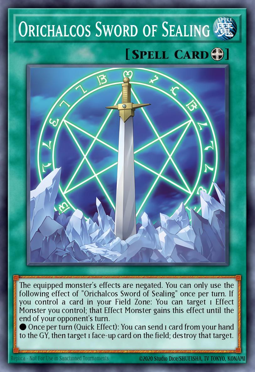 Orichalcos Sword of Sealing (MAMO-EN022) (V.1 - Ultra Rare)