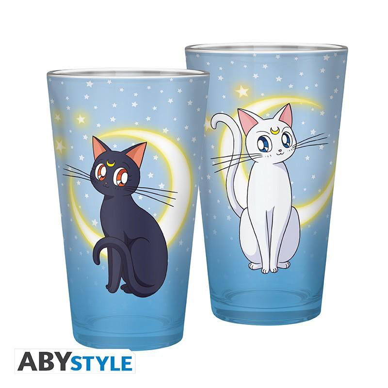 Abysse: Sailor Moon - Luna & Artemis XXL Glass (400ml)