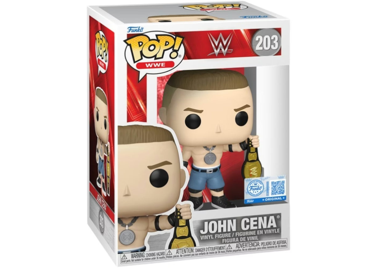 Funko Pop! WWE: John Cena with Spinner Belt(S.E.) #203