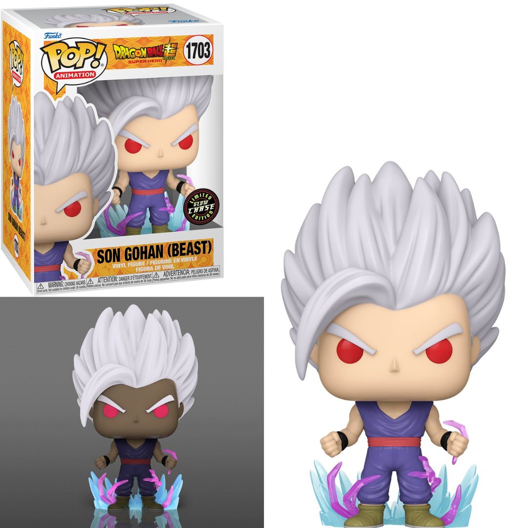CHASE - Funko Pop! Animation: Dragon Ball Super Hero - Son Gohan (Beast) #1703