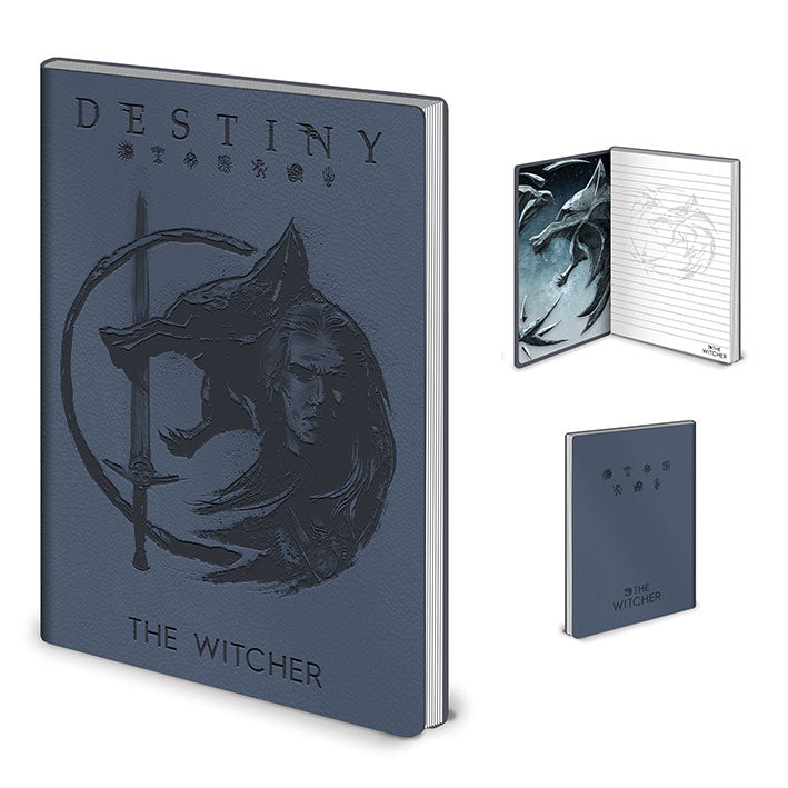 Pyramid The Witcher - The Sigils And The Wolf Flexi Cover Notebook