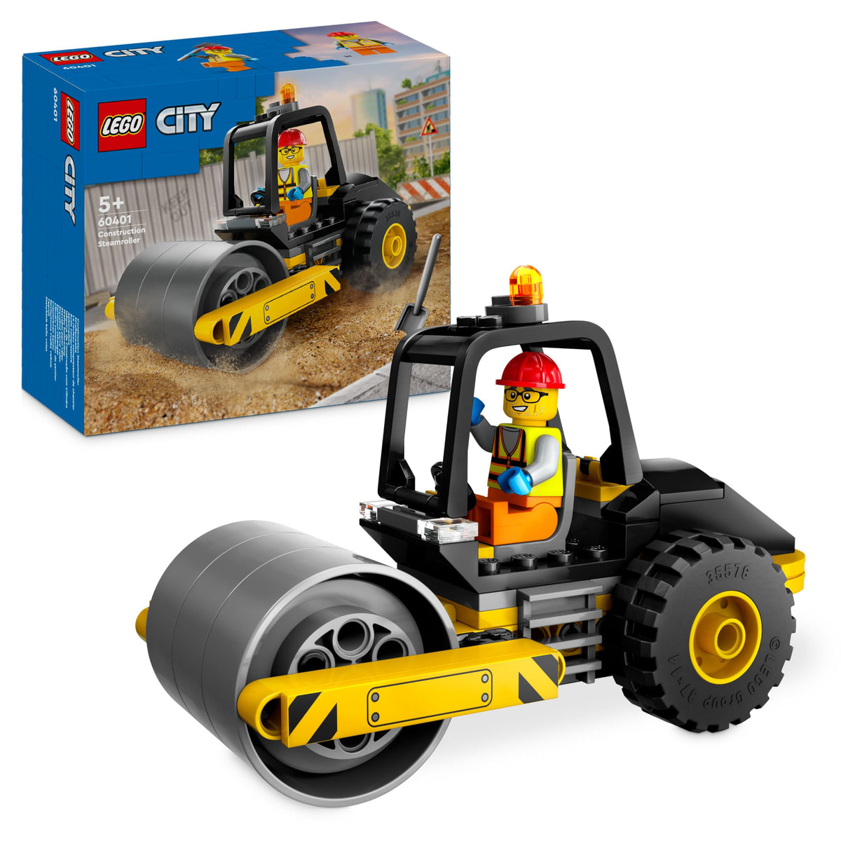 LEGO City: Construction Steamroller Toy (60401)