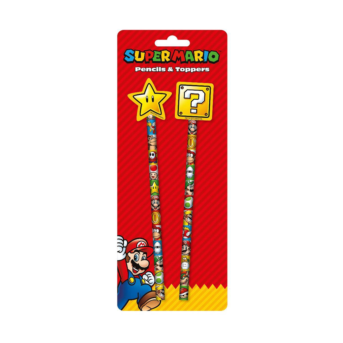 Pyramid Nintendo: Super Mario - Core Pencil Topper 2Pk