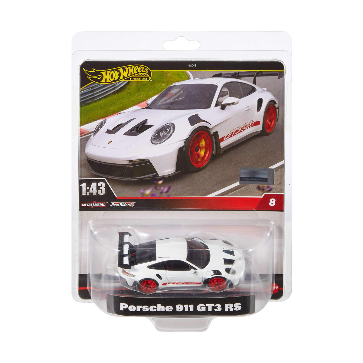 Hot Wheels Premium: Real Riders - Porsche 911 GT3 RS (1:43rd)