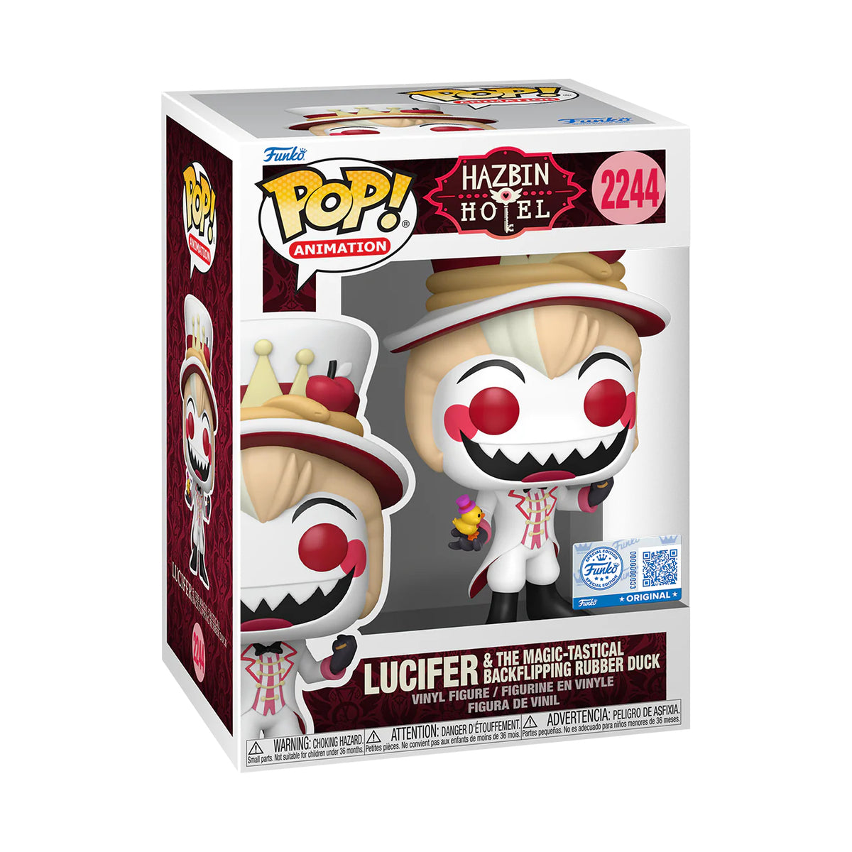 Funko Pop! Animation: Hazbin Hotel - Lucifer & Rubber Duck(S.E.) #2244