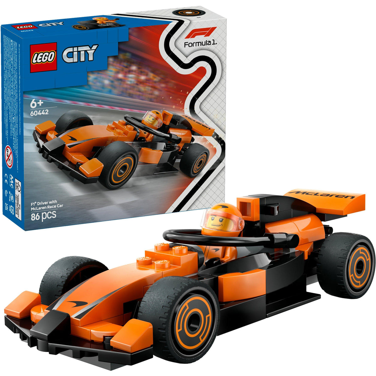 LEGO City: F1 Driver with McLaren Race Car (60442)