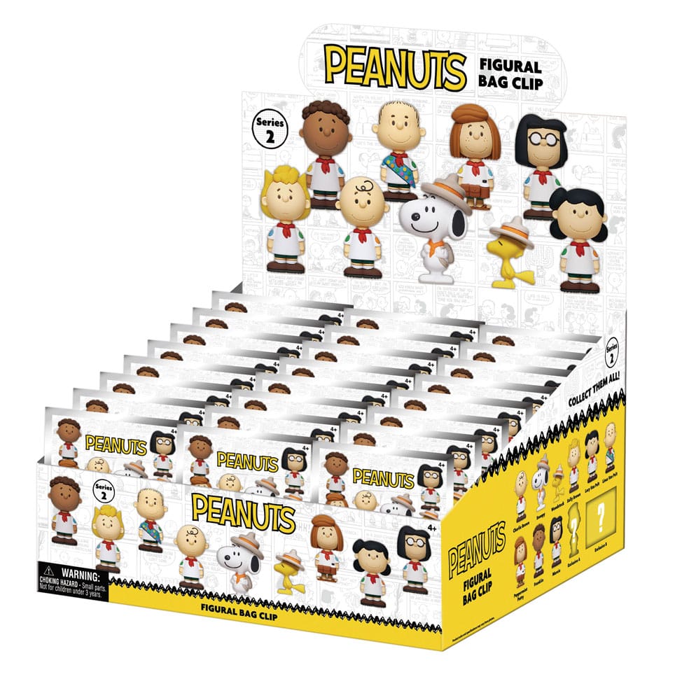Monogram: Peanuts Series2 - 3D Foam Bag Clips Figures (Blind Bag/Random)