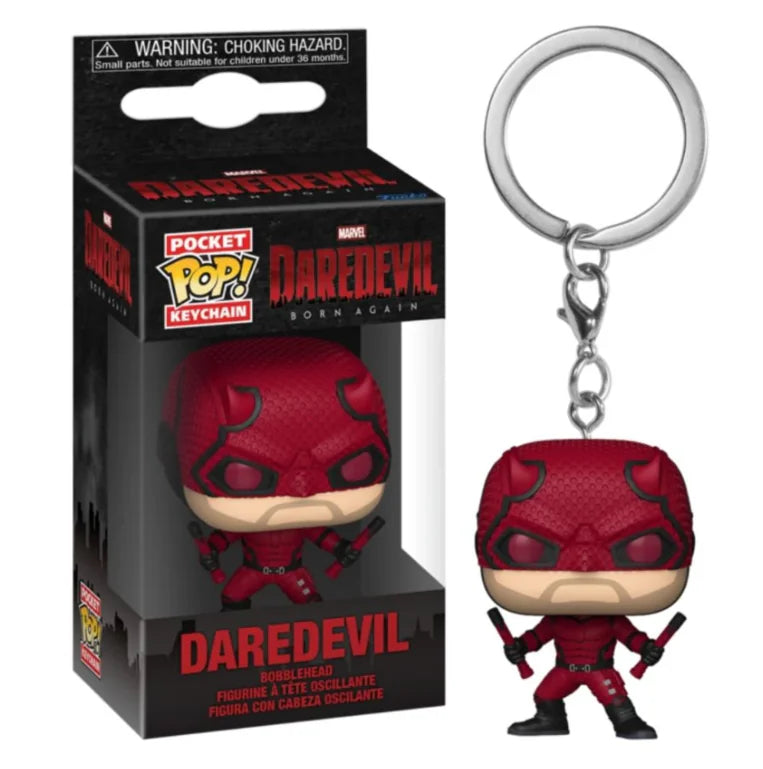 Funko Pocket Pop! Marvel: Daredevil Born Again - Daredevil Bobble-Head  Keychain
