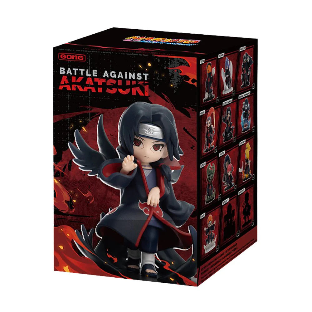 1 x Blind Box - Pop Mart Naruto Shippuden Series - Battle Against Akatsuki